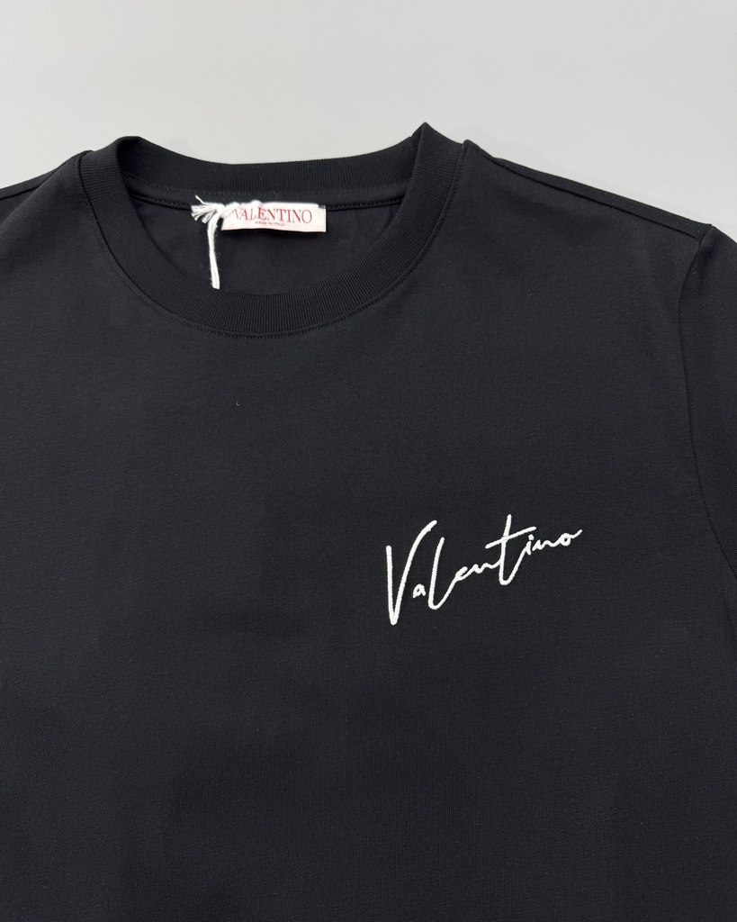 Valentino Front Back Embroidered T-Shirt