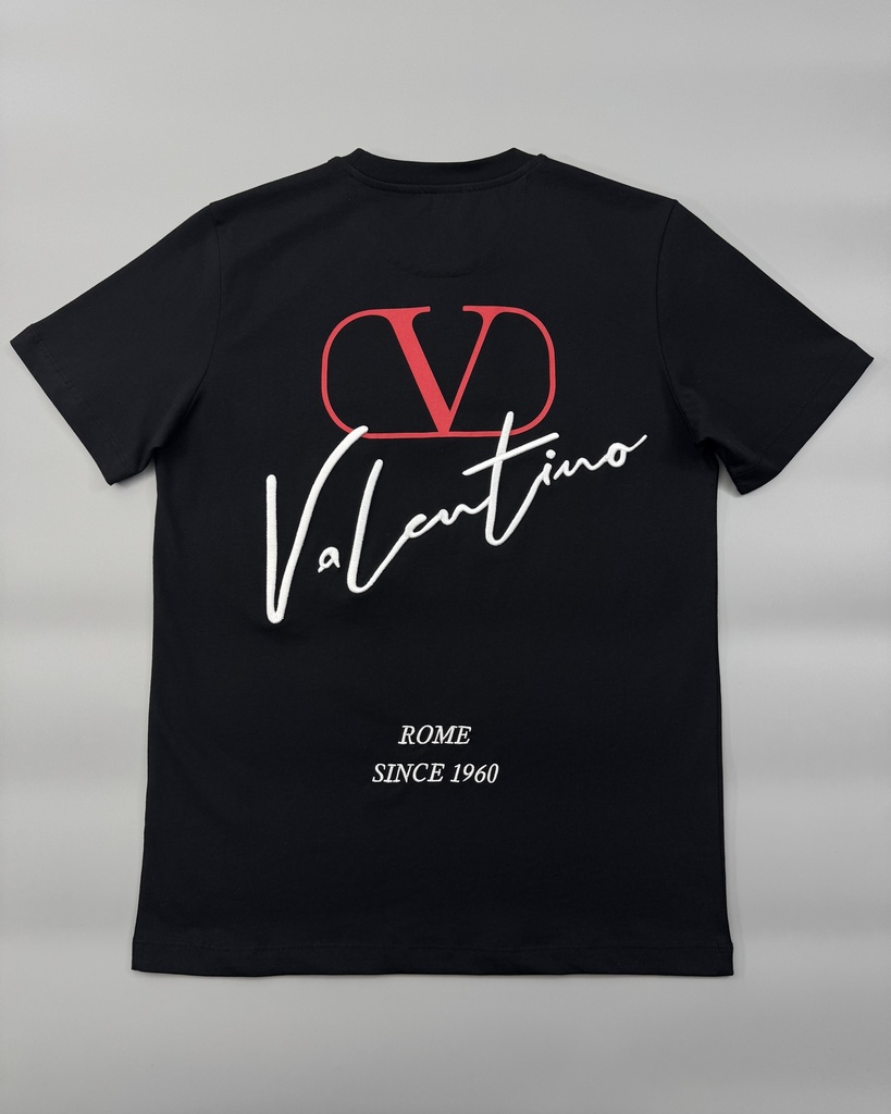 Valentino Front Back Embroidered T-Shirt