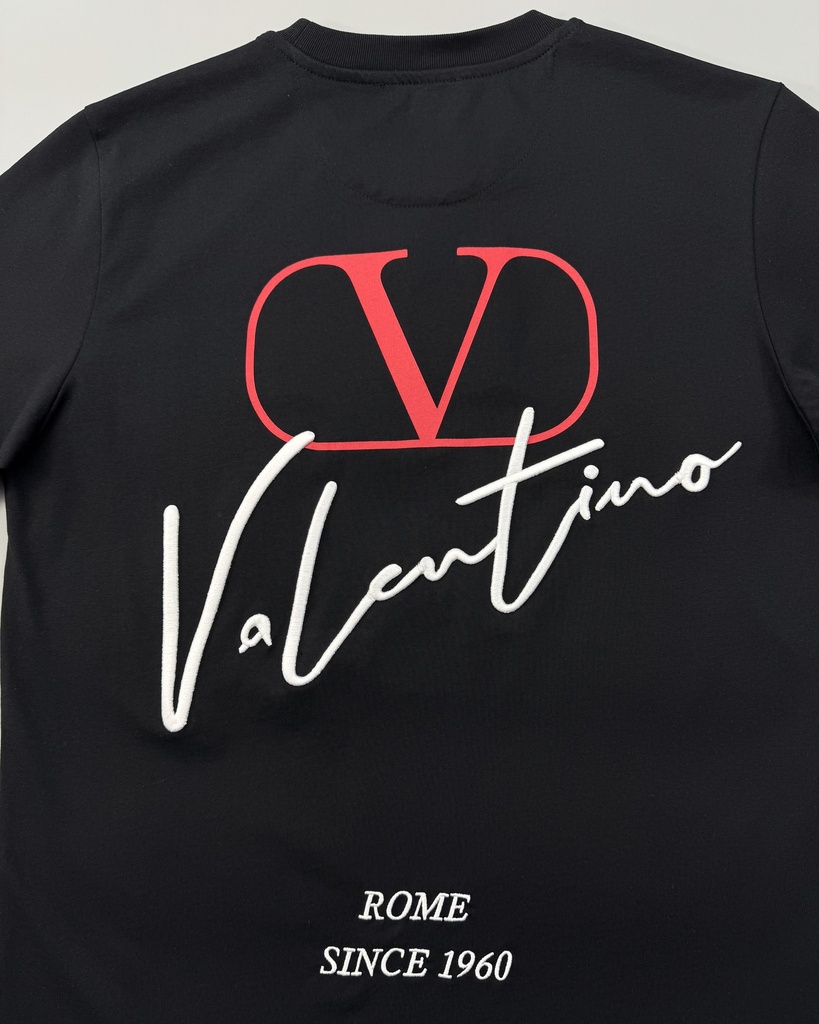 Valentino Front Back Embroidered T-Shirt