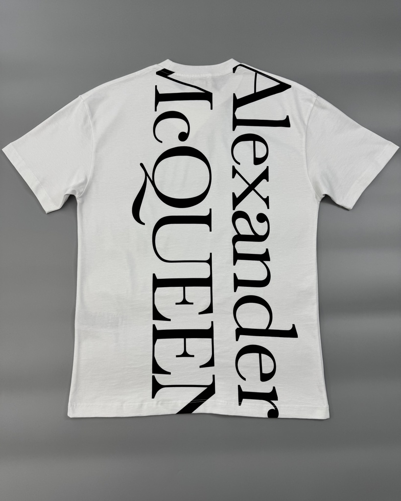 MCQUEEN Front Back Print T-Shirt