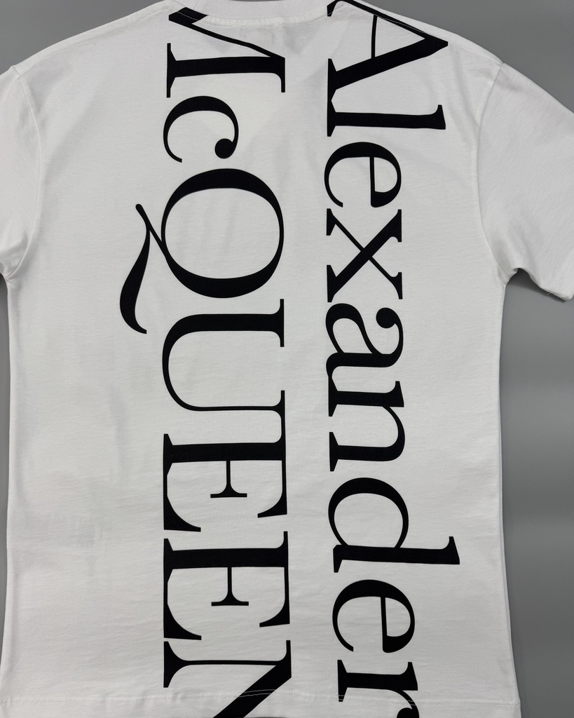 MCQUEEN Front Back Print T-Shirt