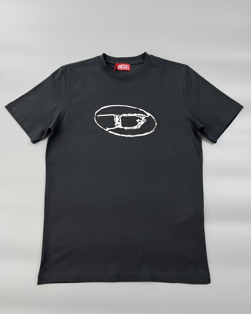 Diesel Faded T-Shirt with Oval D Print