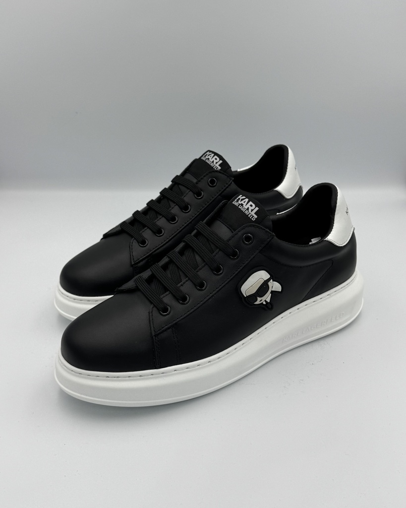Karl Ikonic Lace Up sneaker Black/White