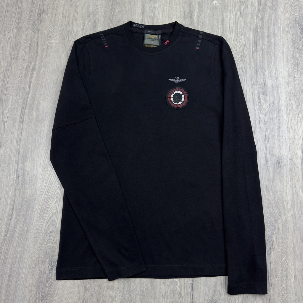 Aeronautica Crew Neck 242TS2314J564 (Black, S)