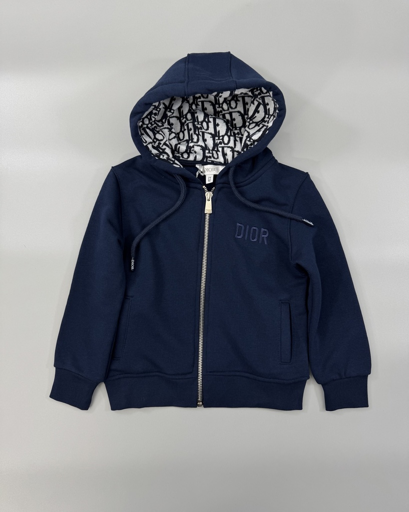 Dior Zip-Up Hooded Sweater 24-033 (2)
