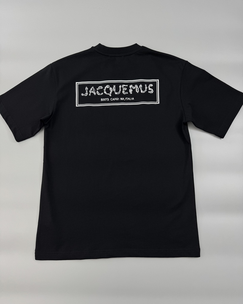 Jacquemus Meru cotton T-Shirt (Black, S)