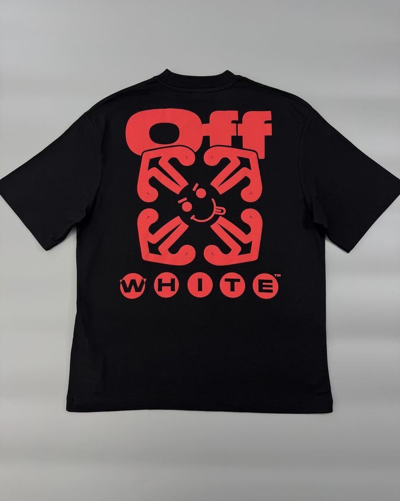 OffWhite Smile Arrow Skate T-Shirt (Black, S)