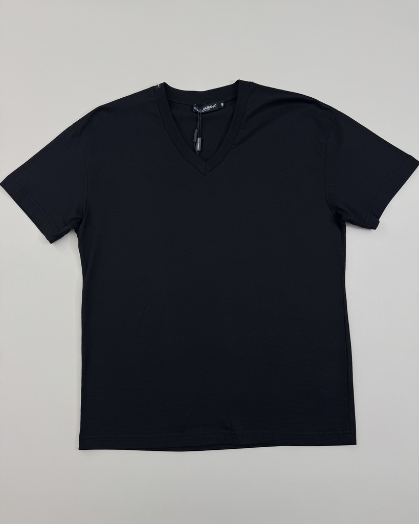 Dolce V-neck T-Shirt Q8QLT3T (Black, 46)
