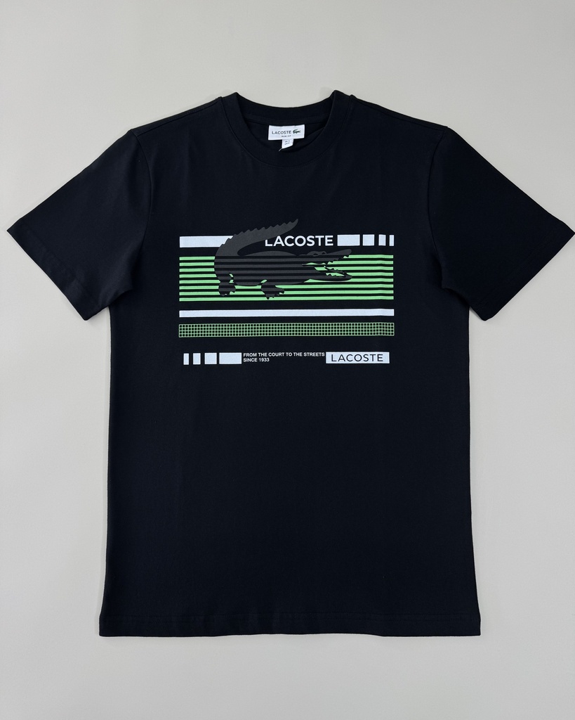 Lacoste T-Shirt TH0418-166 (Black, S)