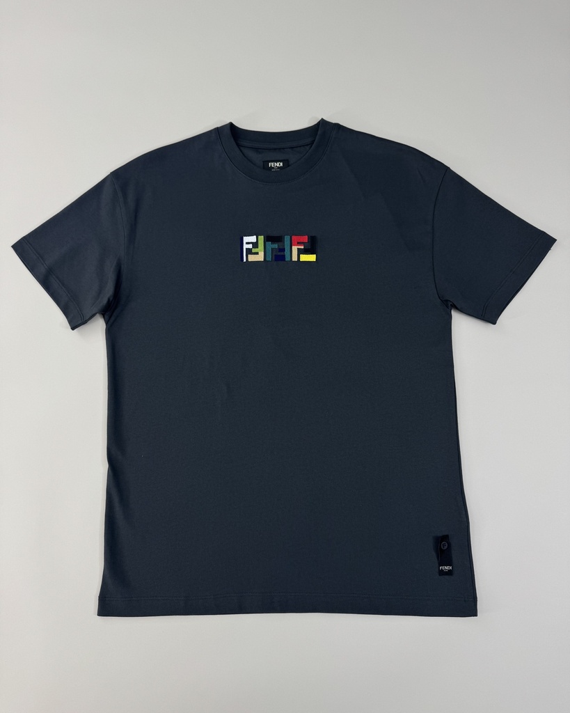 Fendi Anthracite Cotton T-Shirt (46)