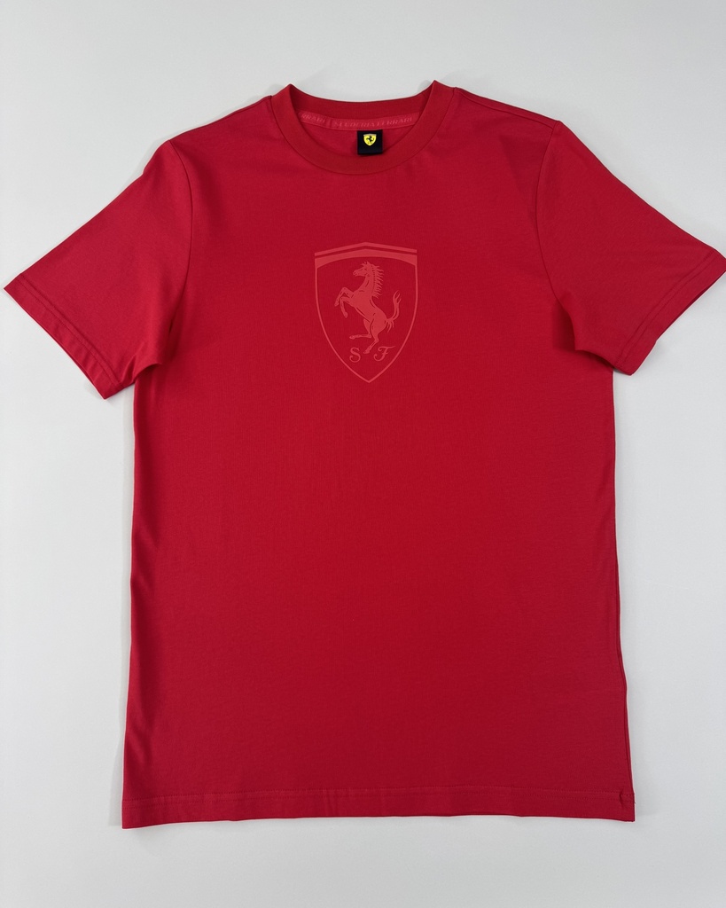 Ferrari T-Shirt Red Logo (S)
