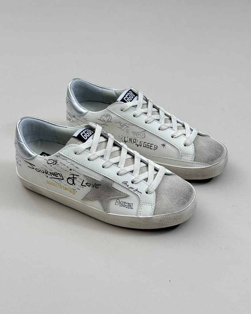 Golden Goose Superstar White Silver Legend (36)