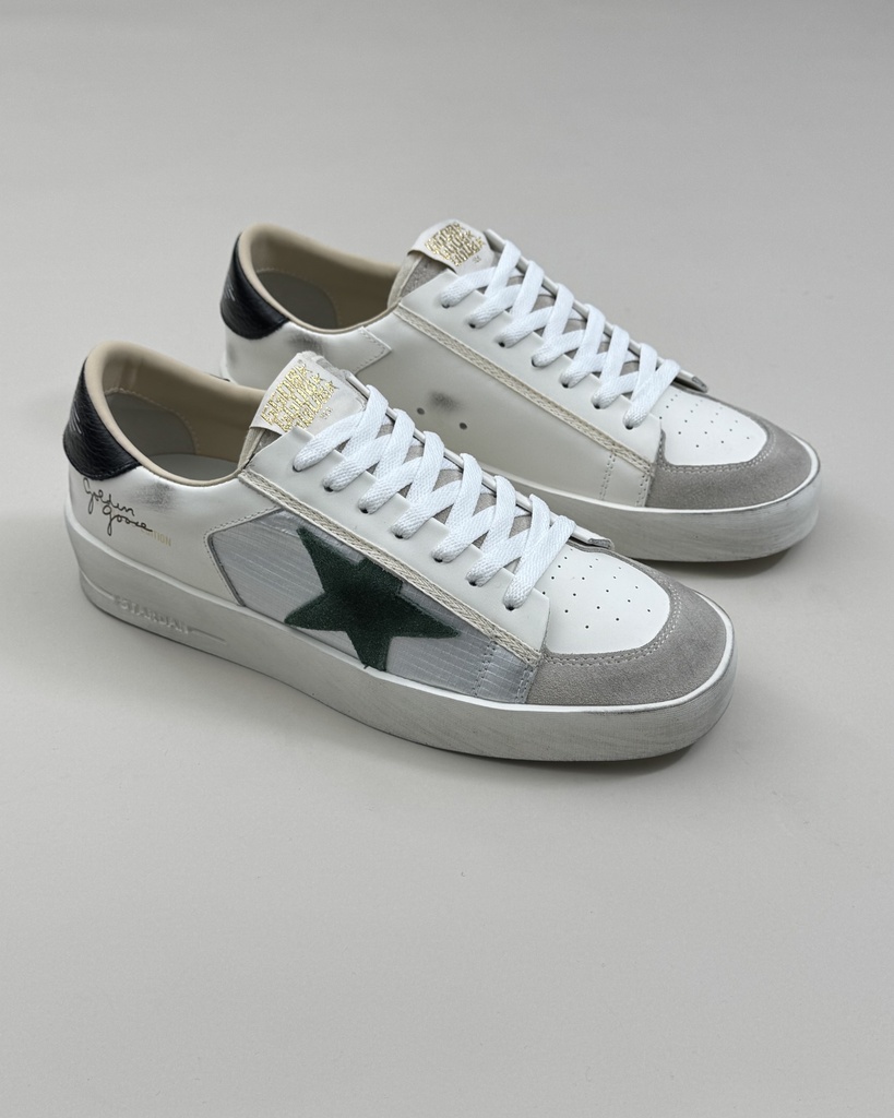 Golden Goose Stardan Leather And Suede Sneaker (46)