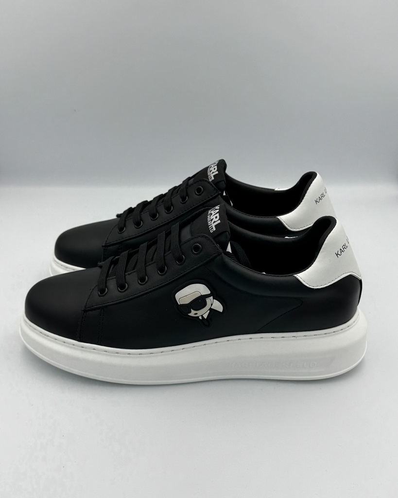 Karl Ikonic Lace Up sneaker Black/White (46)